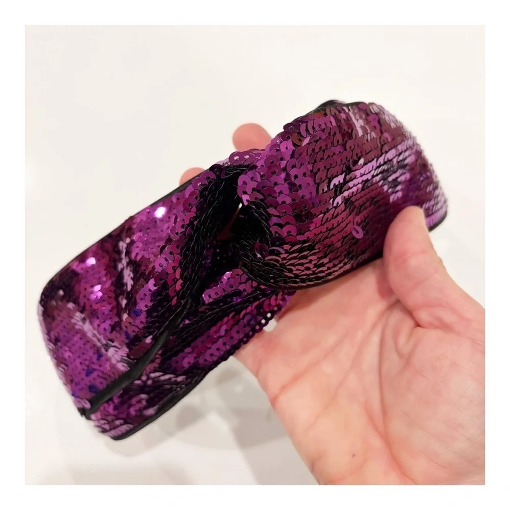 Authentic Gucci Sequin Knotted Headband